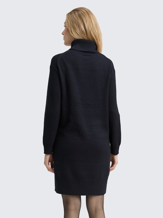 Losvallende gebreide jurk door Women, sky captain blue