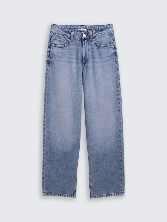 Relaxed Fit Jeans von Teen Girls, Tinted Blue Denim