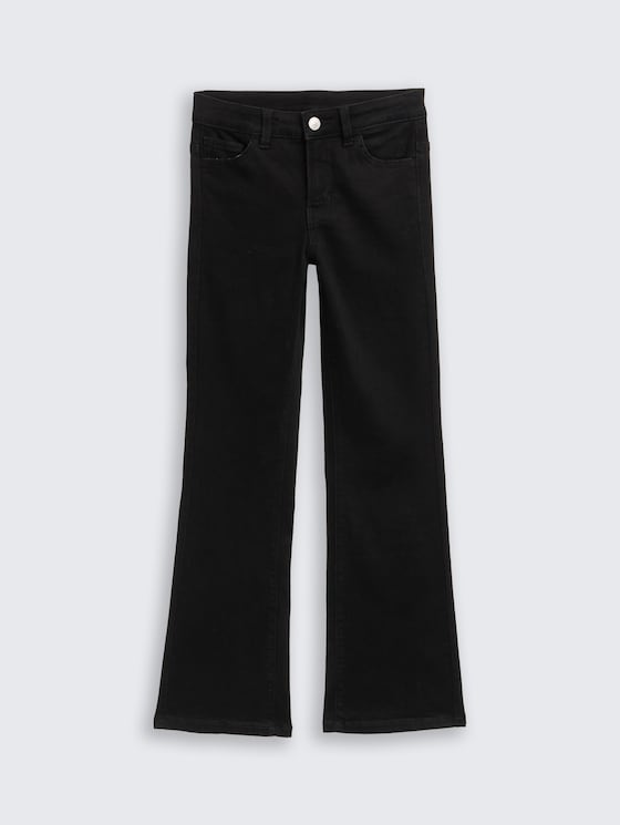 Flared Jeans mit Stretch von Teen Girls, black black denim