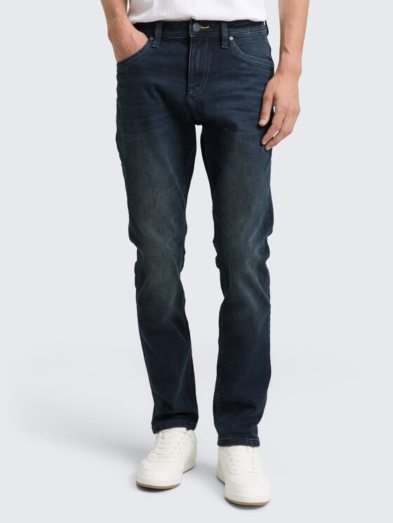 TTJOSH regular slim jeans by Men, blue black denim