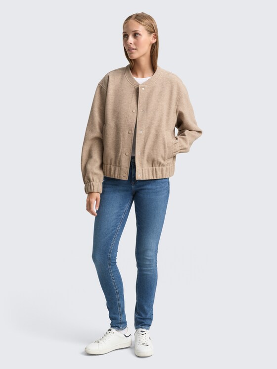 TTJONA SKINNY Jeans par Denim Female, Used Mid Stone Blue Denim