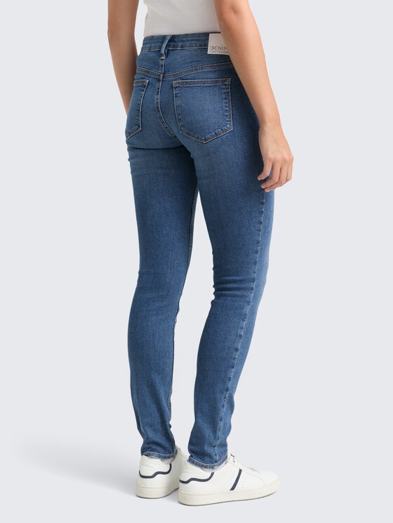 TTJONA SKINNY jeans door Denim Female, Used Mid Stone Blue Denim