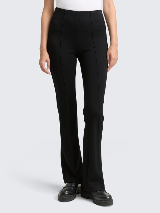 Flared Treggings Hose von Women, deep black