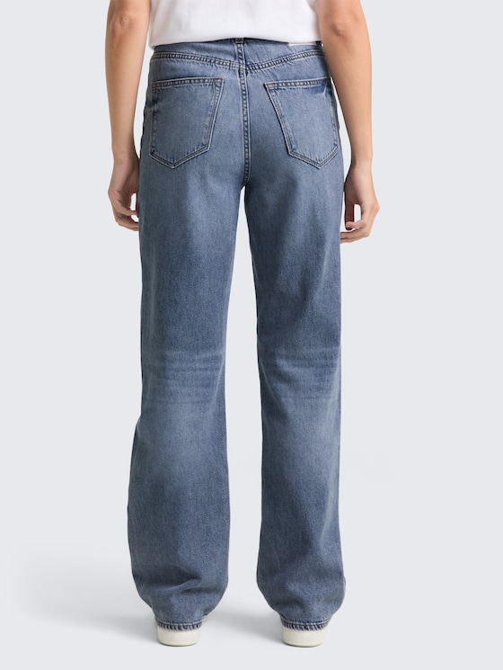 TTELIN STRAIGHT jeans door Denim Female, Tinted Blue Denim
