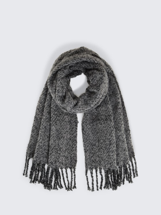 Schal mit Glitzer-Effekt von Women, deep black