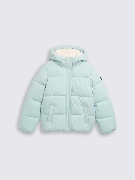Puffer-Jacke mit Kapuze von Teen Girls, blue haze