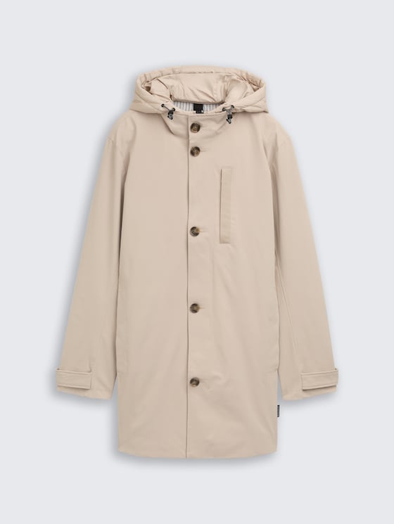 2-in-1 Mantel mit herausnehmbarem Einsatz von Men, Cashew Beige