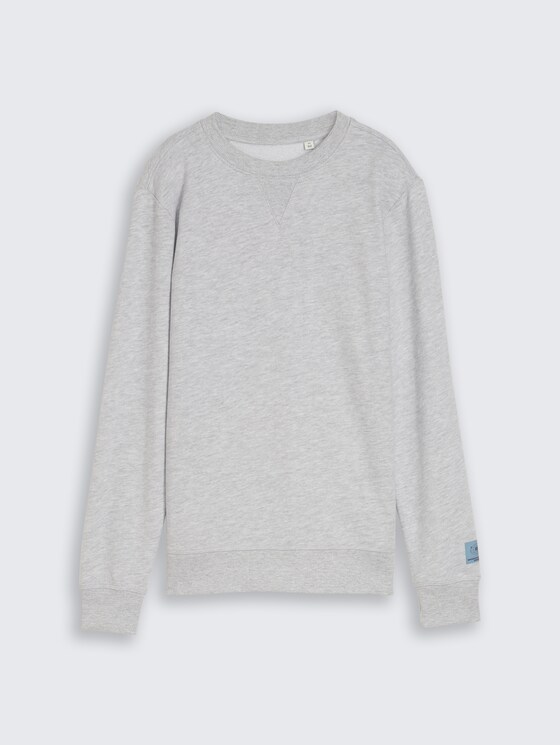 Sweat-shirt de base par Teen Boys, Light Stone Grey Melange