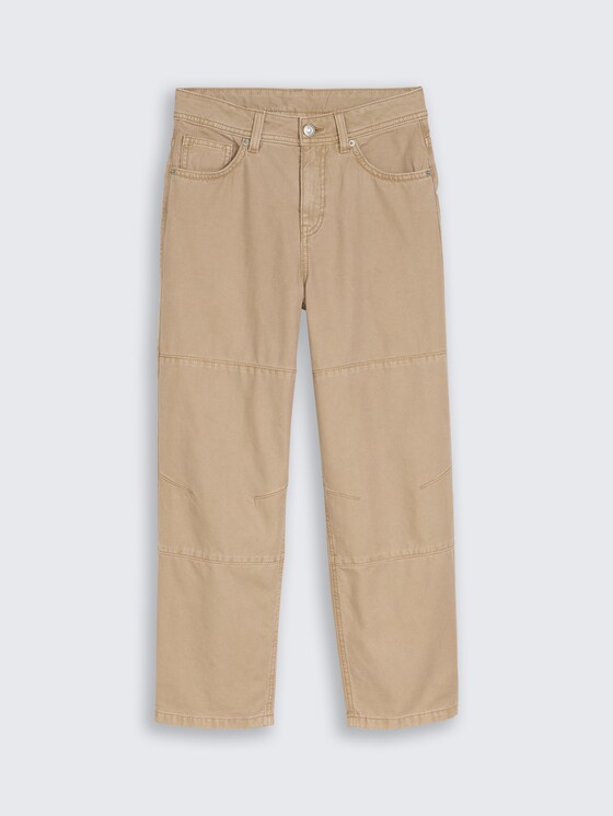 Pantalon baggy au look utilitaire par Teen Boys, Mink Beige