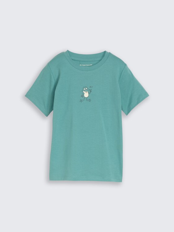 T-shirt avec imprimé photo par Mini Boys, Salvia