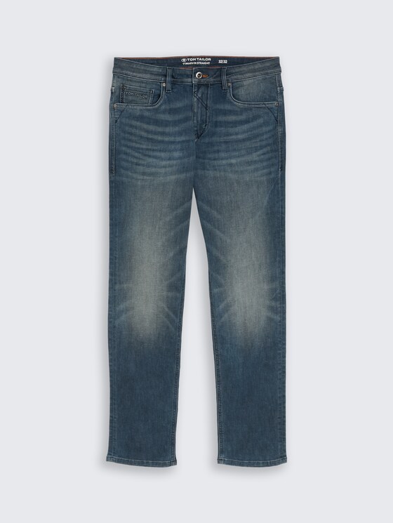 TTMARVIN STRAIGHT jeans door Men, Tinted Blue Denim