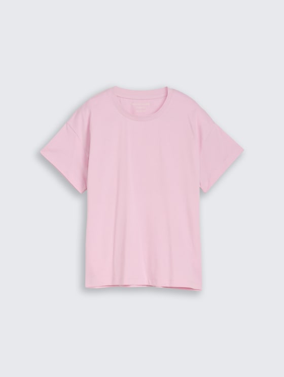 T-shirt oversize avec imprimé dans le dos par Teen Girls, cold pink
