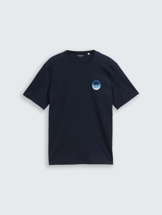 T-shirt met print door Men, sky captain blue