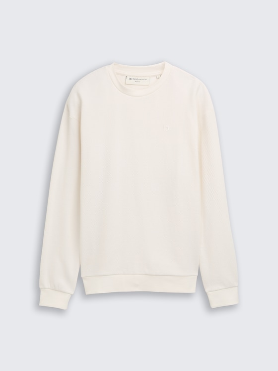 Sweatshirt aus Baumwolle von Denim Male, Wool White