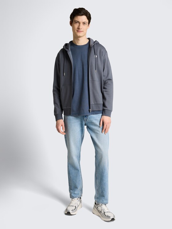 Relaxed Fit T-Shirt aus Baumwolle von Denim Male, nighttime blue