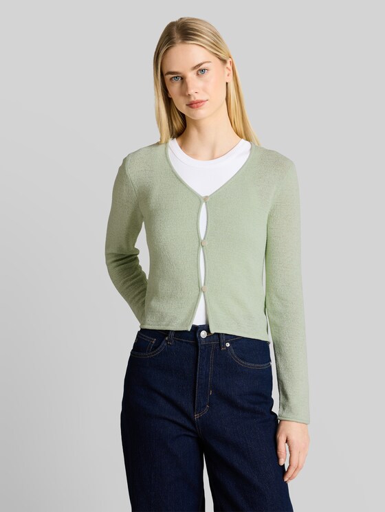 TOM TAILOR Donna: Maglia Polo In Misto Cotone, Morbida E Casual, Perfetta Per Tutti I Giorni - 4