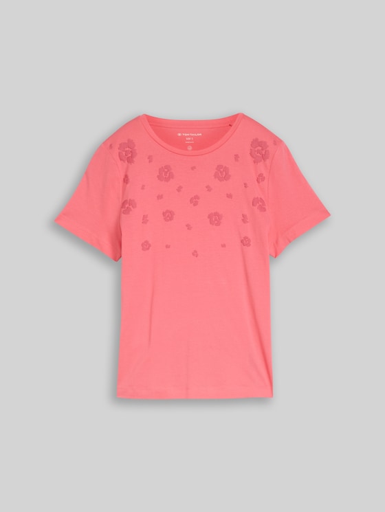 Printed T-shirt in pink by Tom Tailor