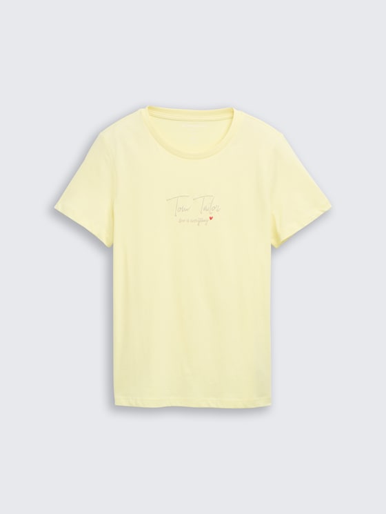 T-shirt met logo-print door Women, soft lemon