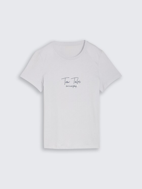 T-shirt met logo-print door Women, soft dusty blue