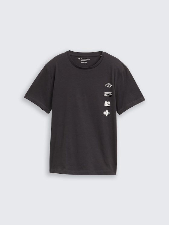 T-shirt avec imprimé par Teen Boys, coal grey