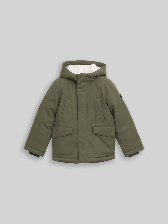 Arctic Parka aus wasserabweisendem Material in grün von Tom Tailor