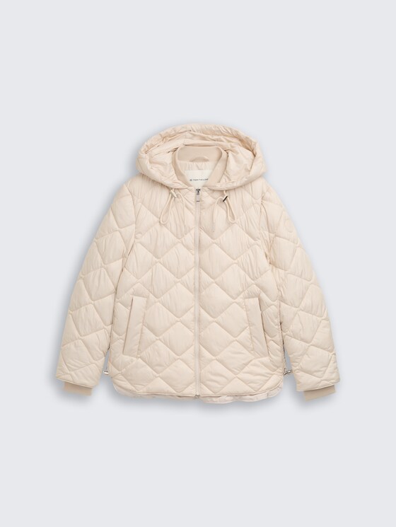 Lightweight Steppjacke mit Kapuze von Women, sand stone beige