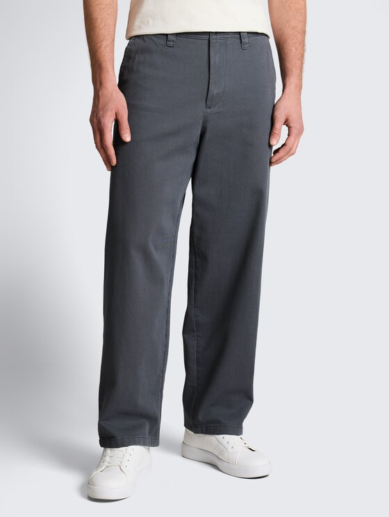 TTLOOSE Pantalon chino en coton par Denim Male, urban medium grey