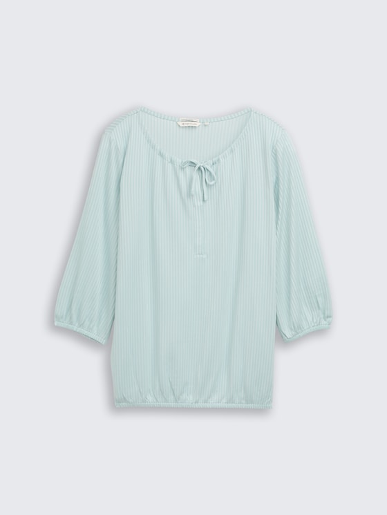 Plus Size - Bluse mit Streifenmuster von Women Plus Size, blue haze stripe