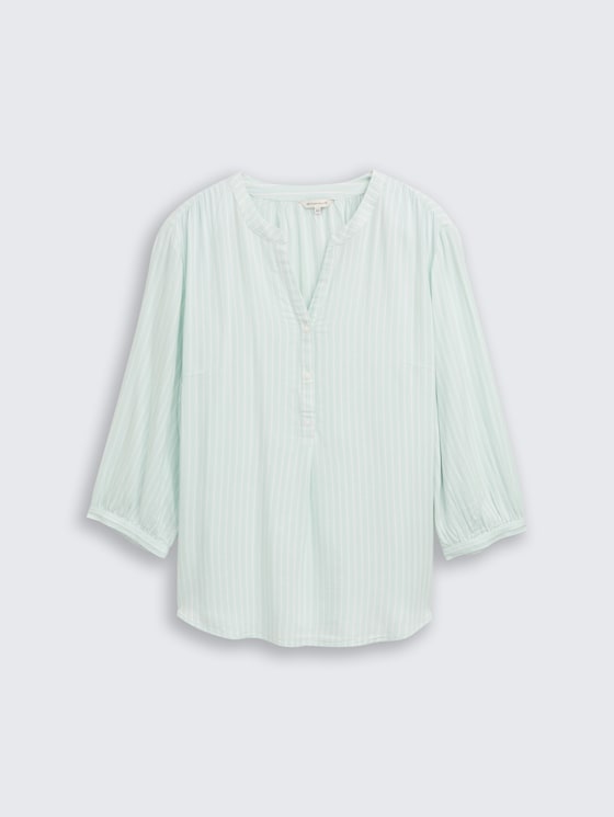 Plus Size - Bluse mit Streifenmuster von Women Plus Size, blue haze white stripe