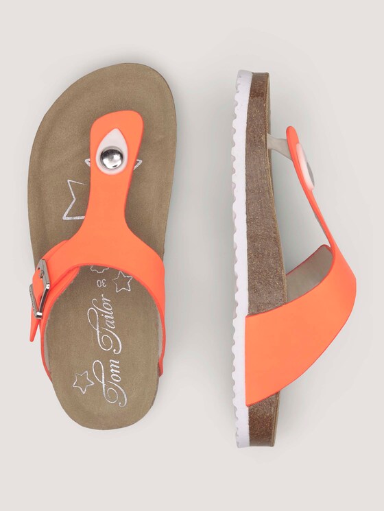 Zehentreter mit Schnalle - unisex - neon orange Zehentreter mit Schnalle - unisex - neon orange - 13 - TOM TAILOR