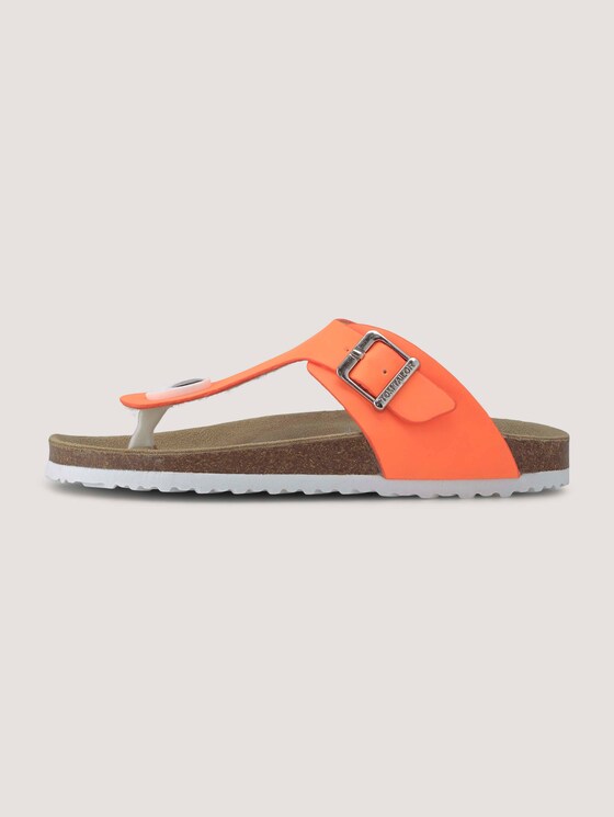 Zehentreter mit Schnalle - unisex - neon orange Zehentreter mit Schnalle - unisex - neon orange - 7 - TOM TAILOR