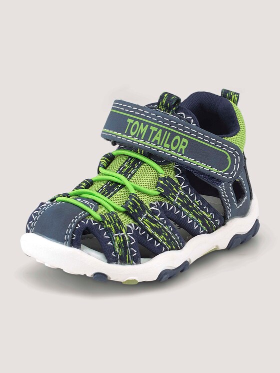 Sandalen mit Klettverschluss - unisex - navy-lime Sandalen mit Klettverschluss - unisex - navy-lime - 10 - TOM TAILOR
