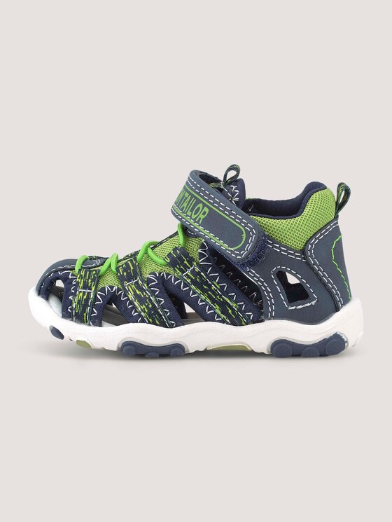 Sandalen mit Klettverschluss - unisex - navy-lime Sandalen mit Klettverschluss - unisex - navy-lime - 7 - TOM TAILOR