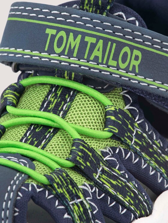 Sandalen mit Klettverschluss - unisex - navy-lime Sandalen mit Klettverschluss - unisex - navy-lime - 9 - TOM TAILOR