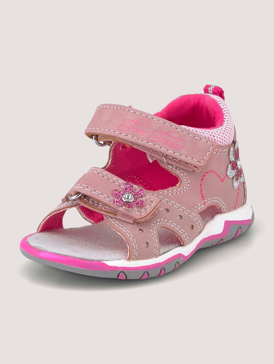 Sandalen mit Klettverschluss und Blumen - unisex - nude Sandalen mit Klettverschluss und Blumen - unisex - nude - 10 - TOM TAILOR
