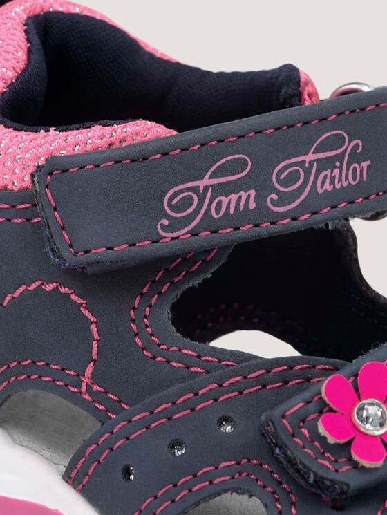 Sandalen mit Klettverschluss und Blumen - unisex - navy Sandalen mit Klettverschluss und Blumen - unisex - navy - 9 - TOM TAILOR
