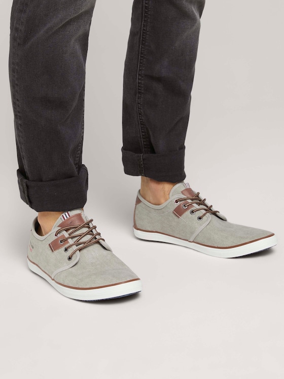 Melierte Schnürschuhe - Männer - stone Melierte Schnürschuhe - Männer - stone - 5 - TOM TAILOR