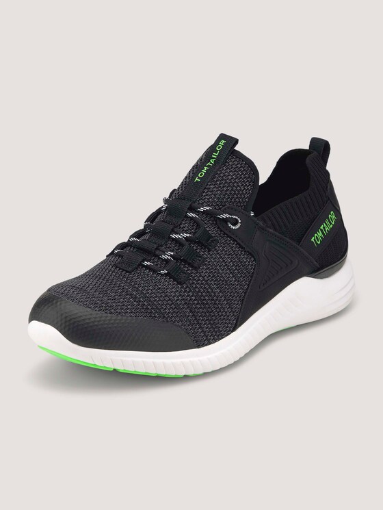 Strukturierte Sneaker - Männer - black-lime Strukturierte Sneaker - Männer - black-lime - 10 - TOM TAILOR