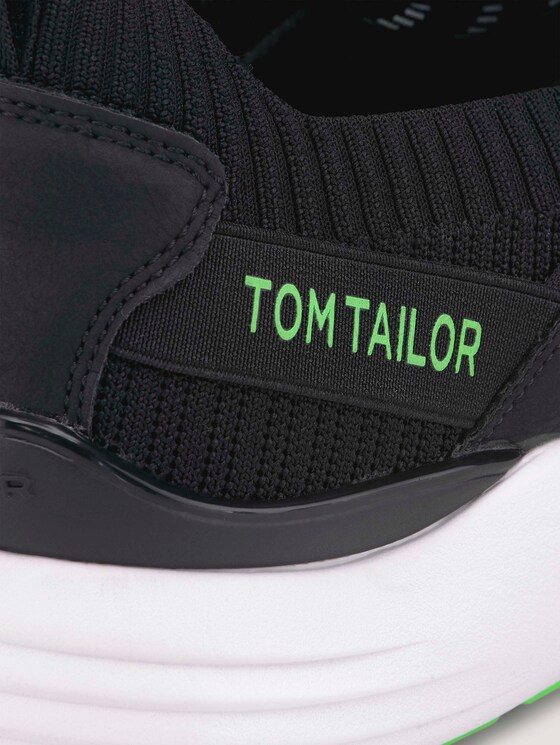 Strukturierte Sneaker - Männer - black-lime Strukturierte Sneaker - Männer - black-lime - 9 - TOM TAILOR
