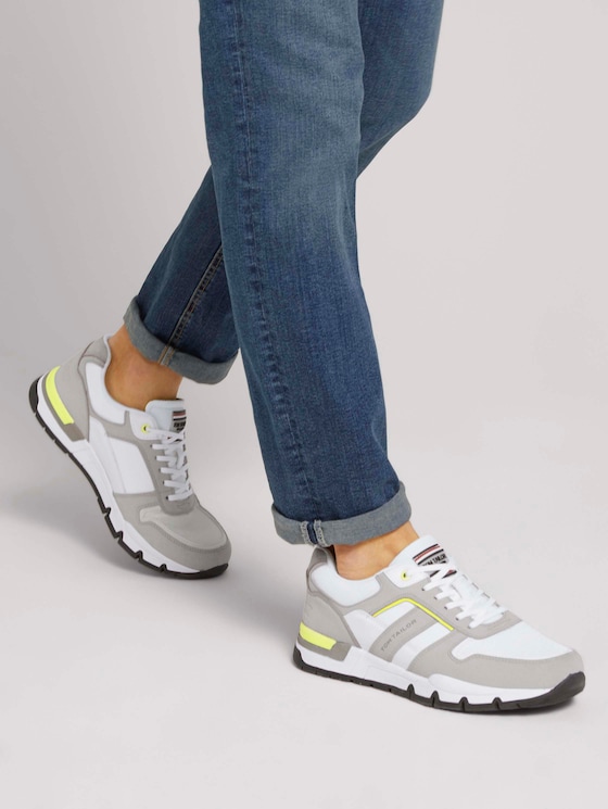 Sneaker mit Farbakzenten - Männer - white Sneaker mit Farbakzenten - Männer - white - 5 - TOM TAILOR