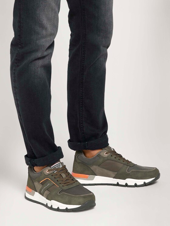 Sneaker mit Farbakzenten - Männer - khaki Sneaker mit Farbakzenten - Männer - khaki - 5 - TOM TAILOR