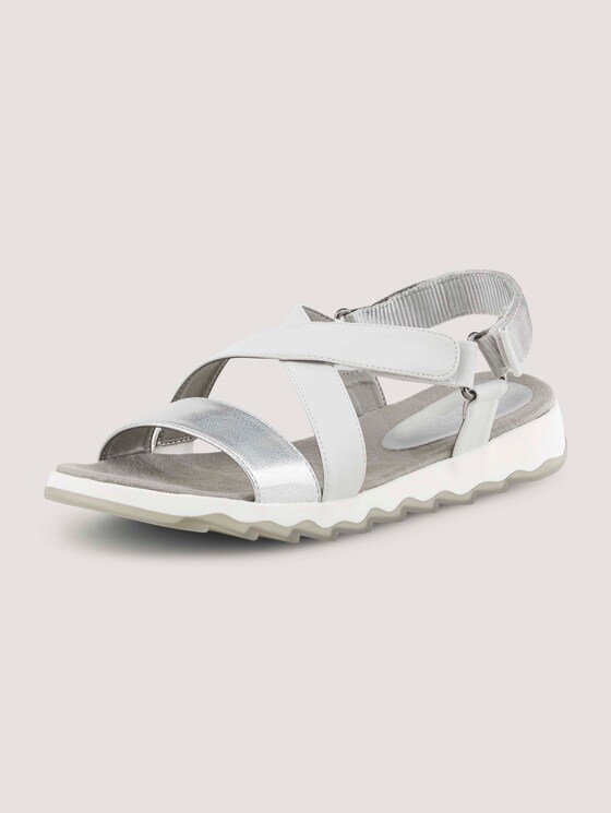 Metallic Sandalen - Frauen - white-silver Metallic Sandalen - Frauen - white-silver - 10 - TOM TAILOR