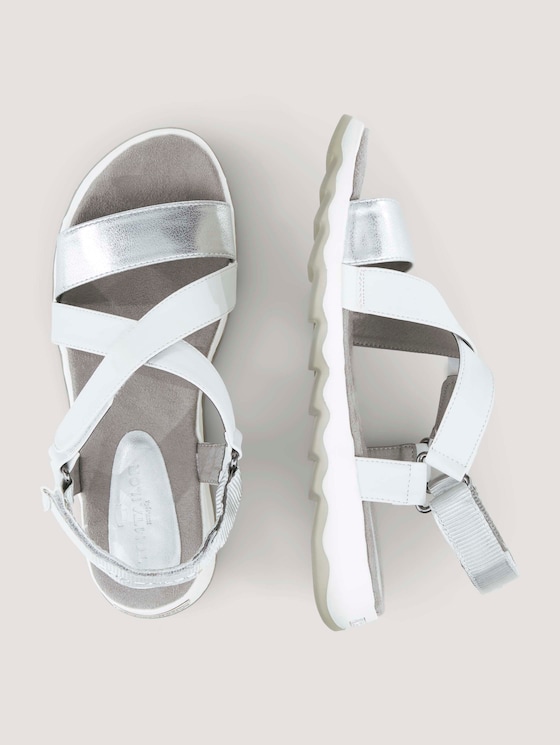 Metallic Sandalen - Frauen - white-silver Metallic Sandalen - Frauen - white-silver - 13 - TOM TAILOR