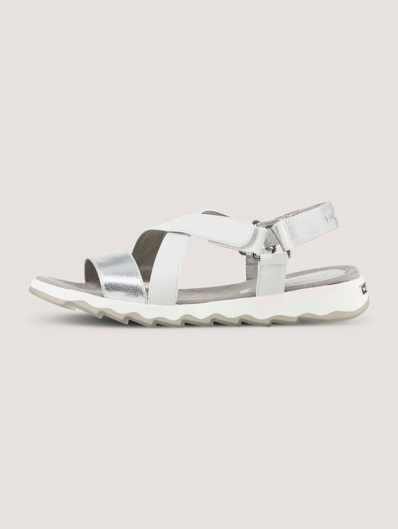 Metallic Sandalen - Frauen - white-silver Metallic Sandalen - Frauen - white-silver - 7 - TOM TAILOR
