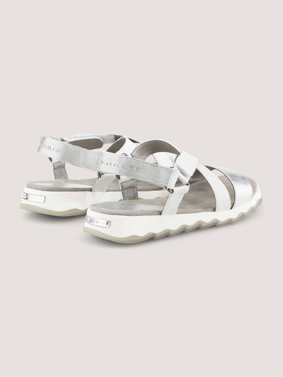 Metallic Sandalen - Frauen - white-silver Metallic Sandalen - Frauen - white-silver - 8 - TOM TAILOR