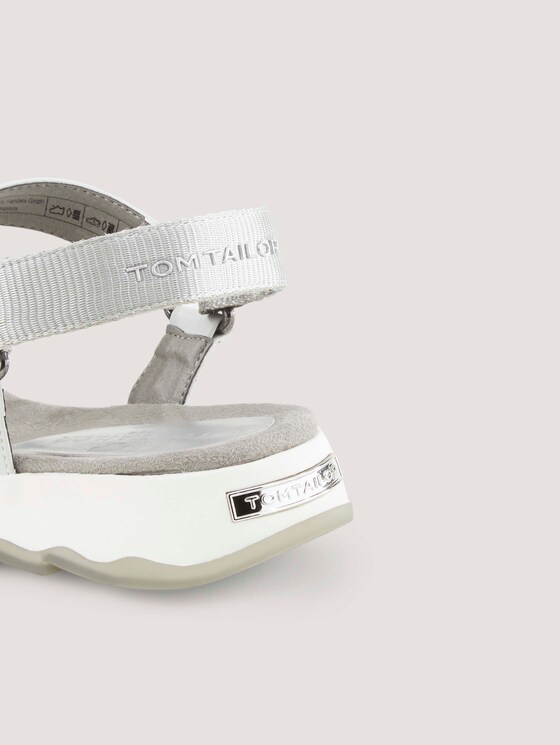 Metallic Sandalen - Frauen - white-silver Metallic Sandalen - Frauen - white-silver - 9 - TOM TAILOR