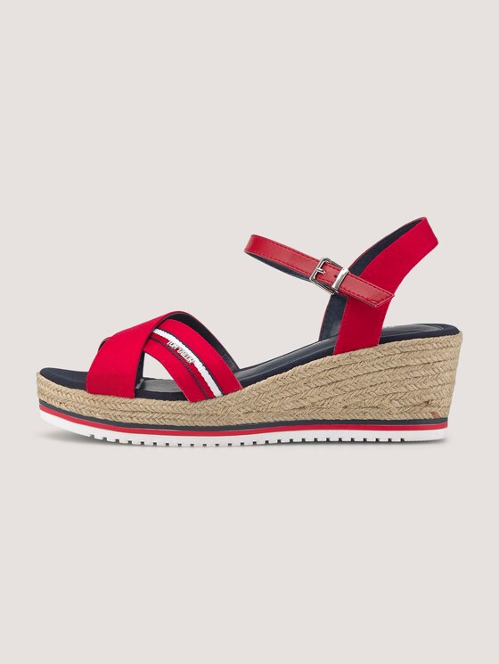 wedge-heel sandals - Women - red wedge-heel sandals - Women - red - 7 - TOM TAILOR