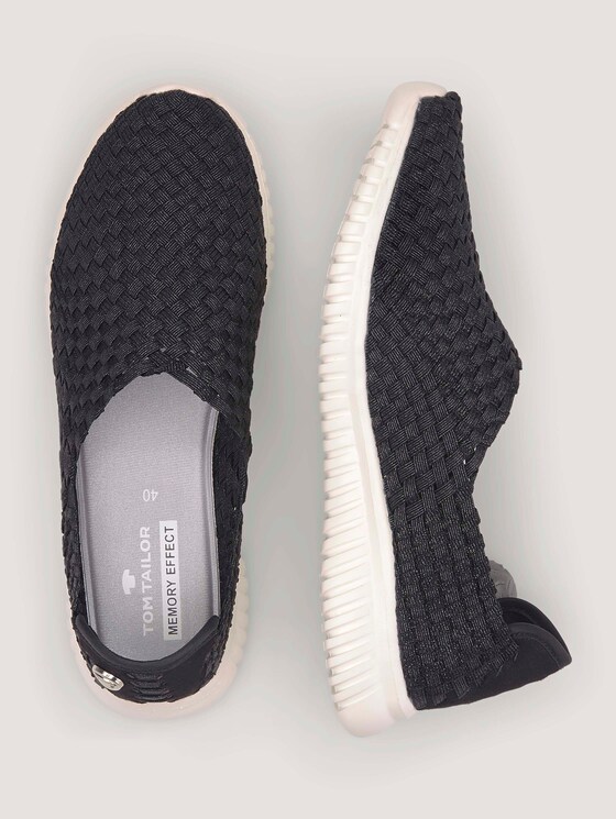 geflochtener Stoffslipper - Frauen - black geflochtener Stoffslipper - Frauen - black - 13 - TOM TAILOR