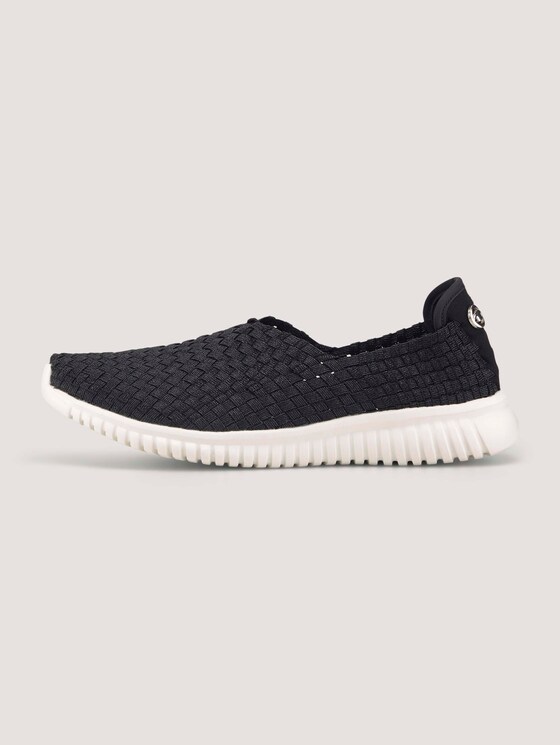 geflochtener Stoffslipper - Frauen - black geflochtener Stoffslipper - Frauen - black - 7 - TOM TAILOR