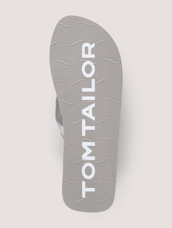 Metallic Glitzer Zehentreter - Frauen - white-silver Metallic Glitzer Zehentreter - Frauen - white-silver - 23 - TOM TAILOR